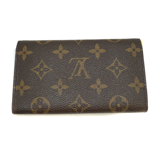 Louis Vuitton Monogram Zip Brown Porte Monnaie Wallet - Picture 1 of 12